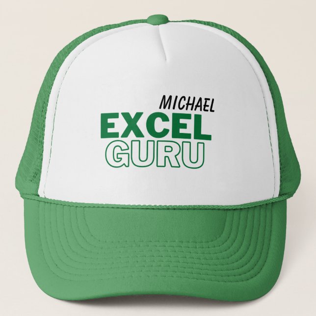 Excel Guru Funny Accounting Truckerkeps (Framsida)