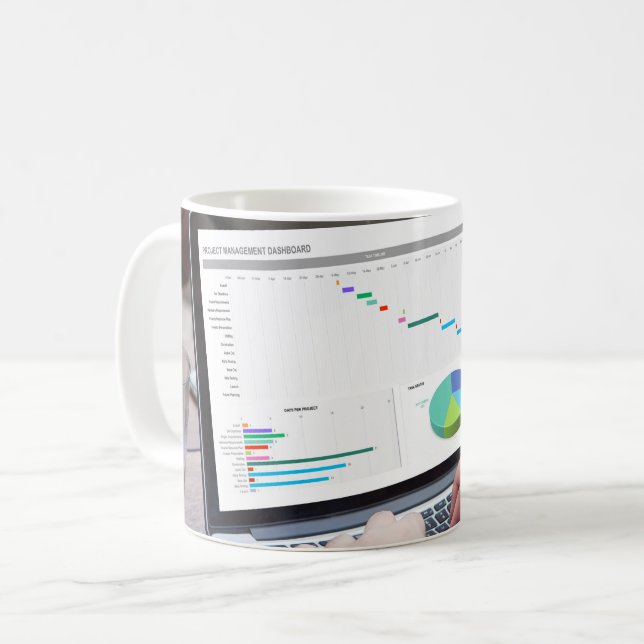 Excel Lakan Mugg: Perfekt Gift for Data Kaffemugg (Framsida vänster)