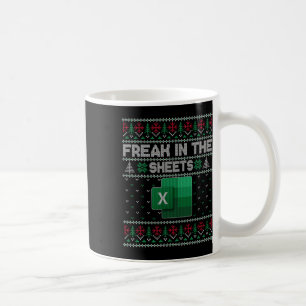 Excel nörd i arken Kalkylblad ful jultröja Kaffemugg