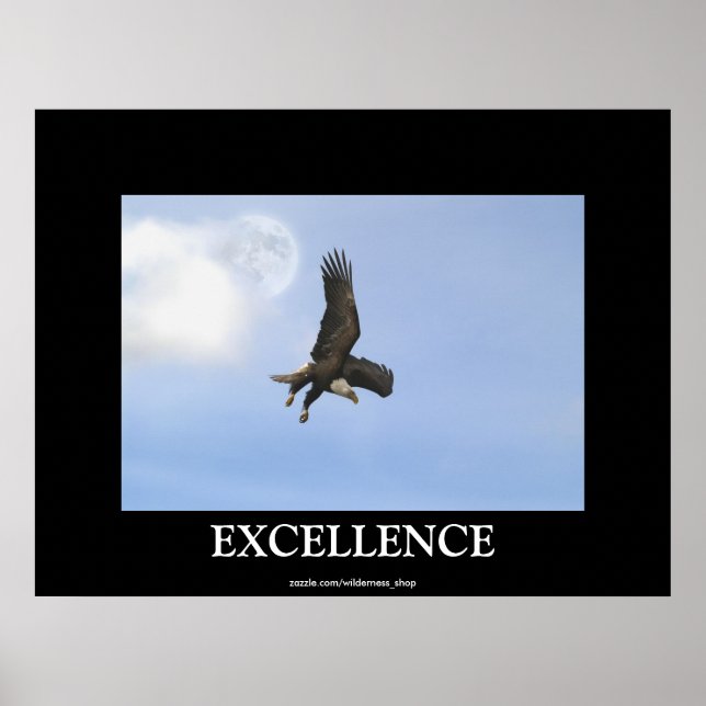 Excellence Örn Motivational Poster (Framsidan)