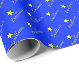 Excellence Star Grattulationspresentpapper Presentpapper