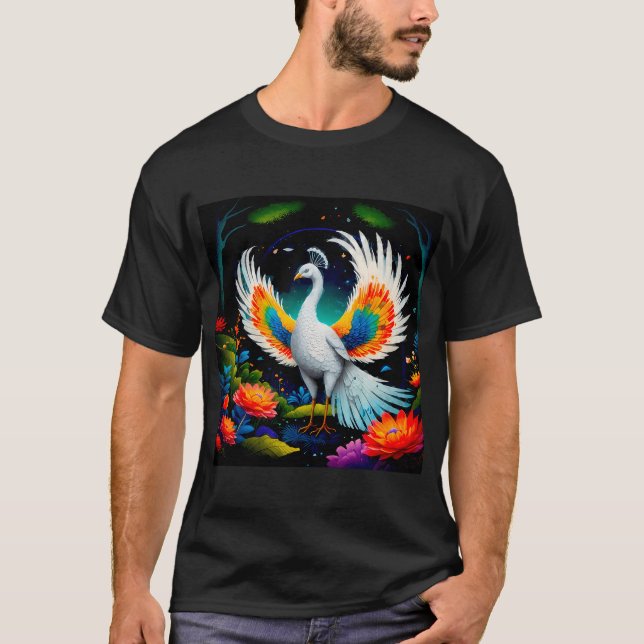 Excellence's Fåglar  Fantasidufåglar T Shirt (Framsida)