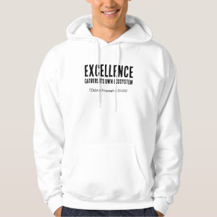 EXCELLENS SAMLAR SIN EGEN EKOSYSTEM Inspirerande Hoodie
