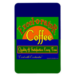 Excelorator Coffee New Retro Låda Art Magnet