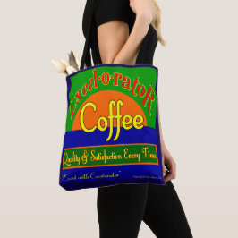 Excelorator Coffee Retro Kitchen Art Livsmedel Tygkasse