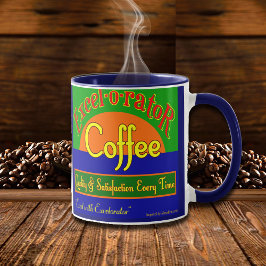 Excelorator Coffee Retro Label Art Mugg