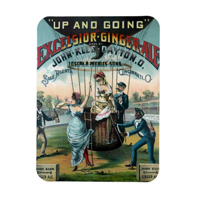 Excelsior Ginger Ale Magnet (Vertikal)