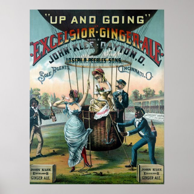 Excelsior Ginger Ale Poster (Framsidan)