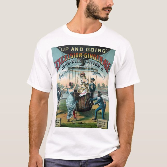 Excelsior Ginger Ale T Shirt (Framsida)