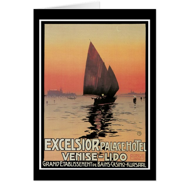 Excelsior Palace Hotel: Venise-Lido Hälsningskort (Framsidan)