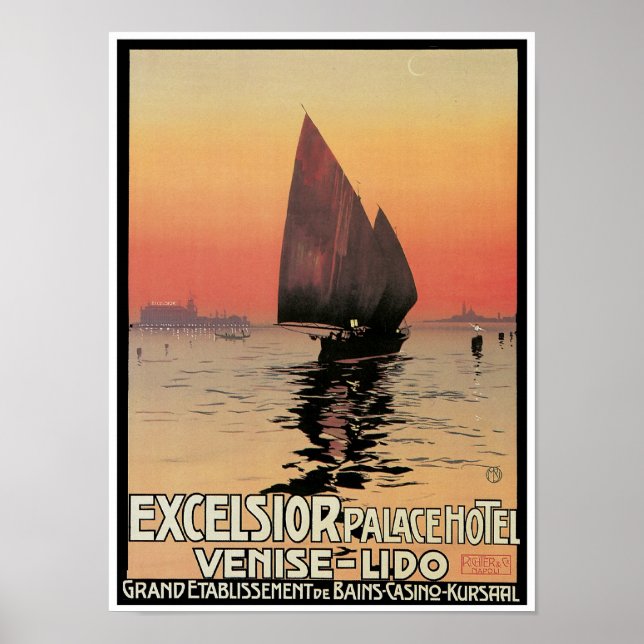 Excelsior Palace Hotel: Venise-Lido Poster (Framsidan)