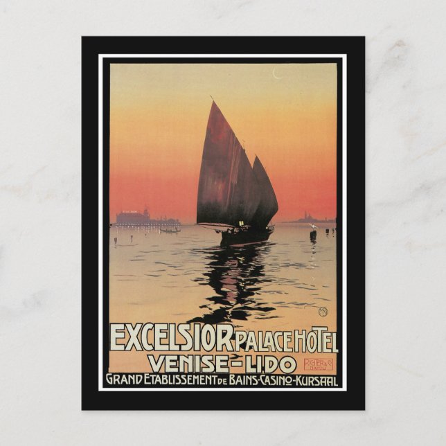 Excelsior Palace Hotel: Venise-Lido Vykort (Framsida)