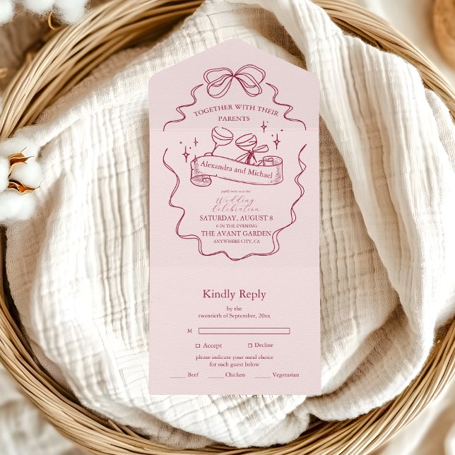 Excentrisk Handskriven Bröllopsbåge (Skapare uppladdad)