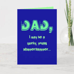 Excentrisk pappa kort