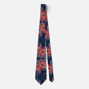 Excentrisk Tie för Phoenix satängPaisley nacke Slips