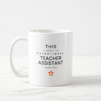 Exceptionell lärarassistent Personligt namn Kaffemugg