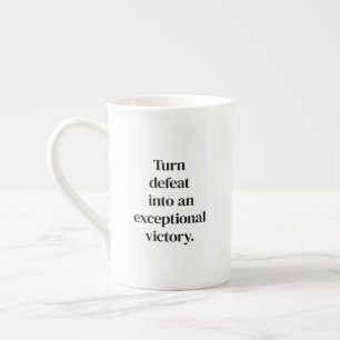 Exceptionell segerspecialitet Mugg Benporslin Mugg