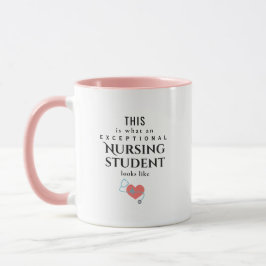 Exceptionell sjuksköterskestudent Personligt namn Mugg