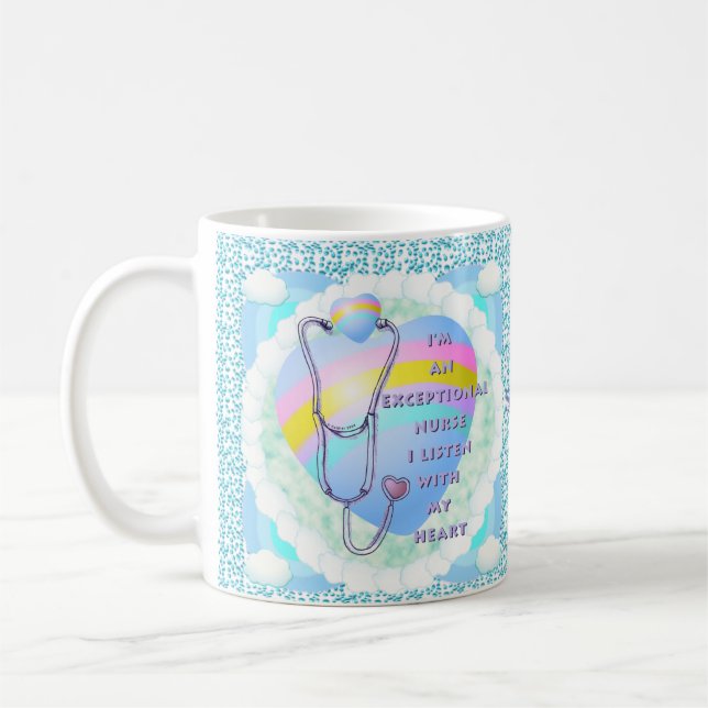 Exceptionell stetoskopläkare  kaffemugg (Vänster)