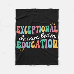 Exceptionell utbildning Dream Team Sped Ese Teache Fleecefilt