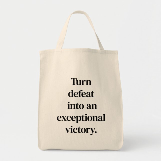 Exceptionell Victory Livsmedel Tote Bag Tygkasse (Framsidan)