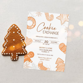 Exchange-inbjudan för Cute Boho Helgdag Cookie Inbjudningar
