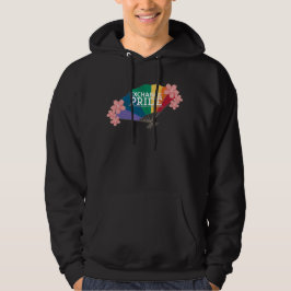 Exchange Pride Hoodie med regnbågsfläkt och Sakura