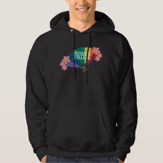 Exchange Pride Hoodie med regnbågsfläkt och Sakura