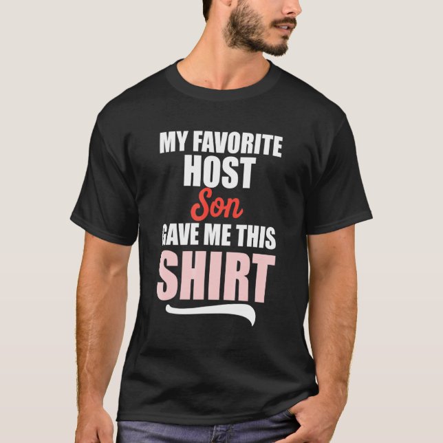 Exchange Student Foreign Host Family 1 T Shirt (Framsida)