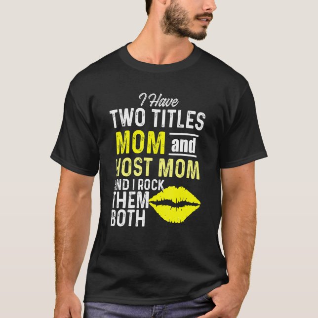 Exchange Student Foreign Host Family 28 T Shirt (Framsida)