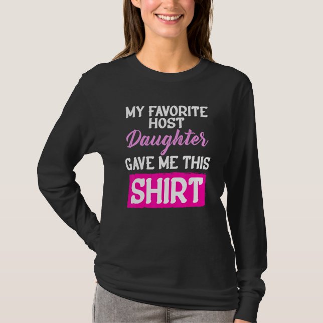 Exchange Student Foreign Host Family 5 T Shirt (Framsida)