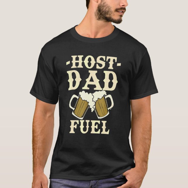 Exchange Student Foreign Host Family 6 T Shirt (Framsida)