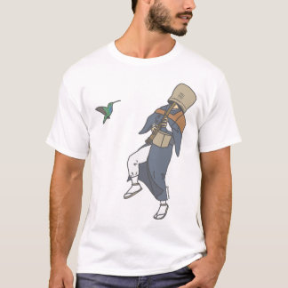 Excited Komuso and Hummingbird T Shirt