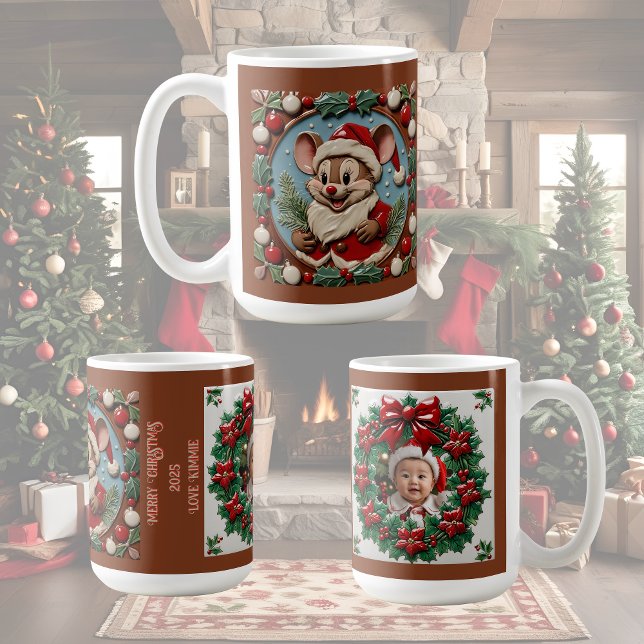 Exciterad julmus anpassningsbar kaffemugg (Skapare uppladdad)