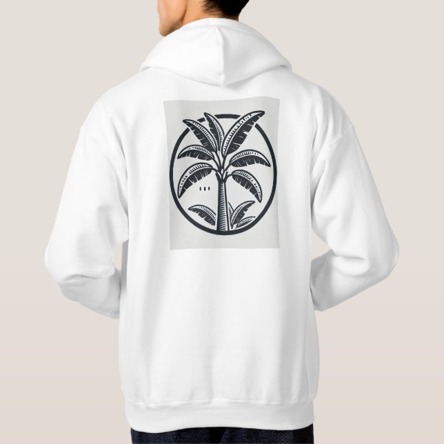 exciterad t-shirt för apa hoodie (Baksida)