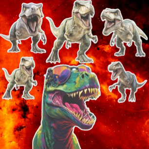 Exciting Dinosaur Klistermärken