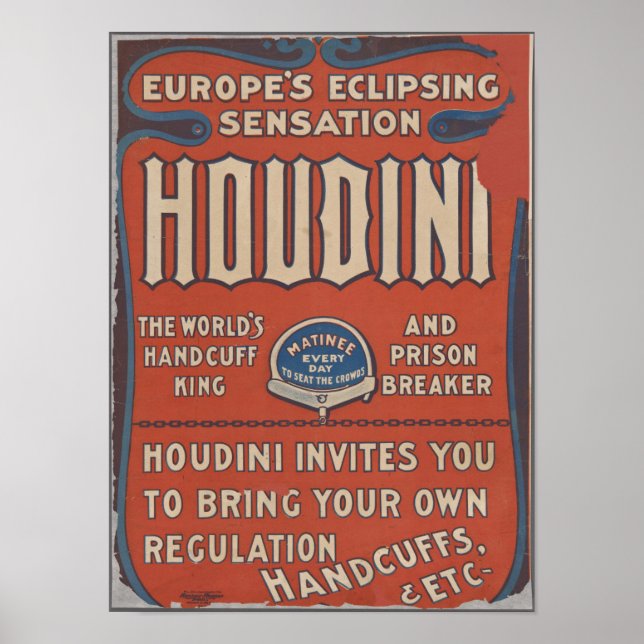 Exciting Houdini Poster (Framsidan)