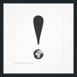 EXCLAMATION MARK O2 PHOTO PRINT FOTOTRYCK<br><div class="desc">This visual metaphor evokes the growing awareness that the fate of planet Earth has become a matter of concern for people across the world. Like an exclamation mark in the story of our time, it calls attention to the urgency of our relationship with the living planet. It invites us to...</div>