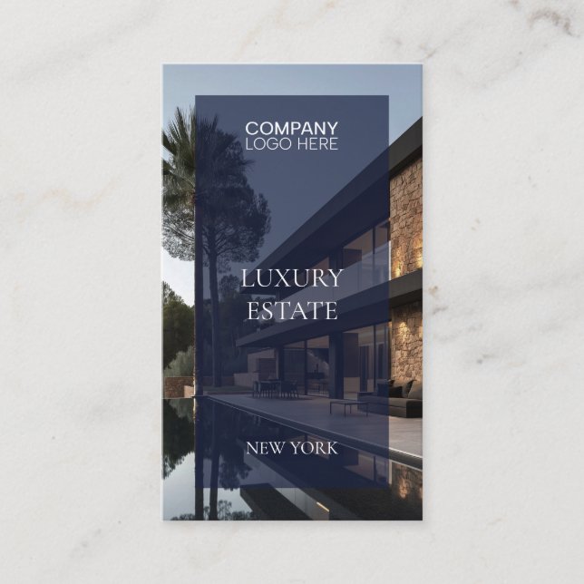 Exclusive Real Estate Property photo professional  Visitkort (Framsida)