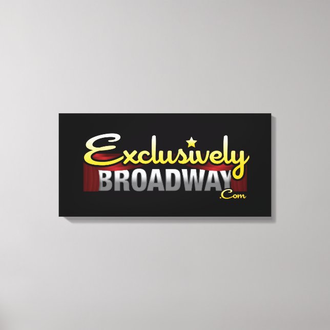 ExclusivelyBroadway.com Canvastryck (Framsida)