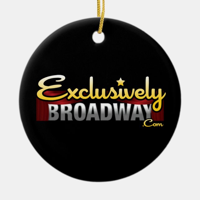 ExclusivelyBroadway.com Julgransprydnad Keramik (Framsidan)