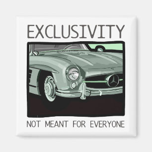 Exclusivity och rikedom - gammal Gullwing Magnet
