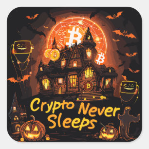 ExDesigner Anpassning Halloween Fyrkantigt Klistermärke