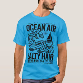 Exdoor Äventyr Camping Therapy Art T Shirt
