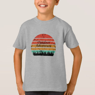 Exdoor äventyr som vandrar älskare t shirt