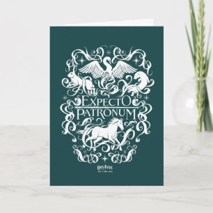 Execto Patronum Filigree Graphic Kort