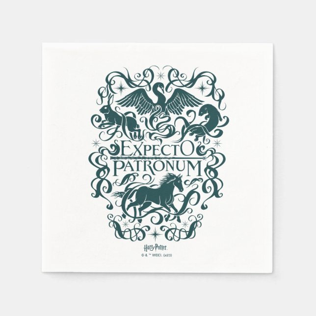 Execto Patronum Filigree Graphic Pappersservett (Framsidan)