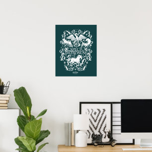 Execto Patronum Filigree Graphic Poster
