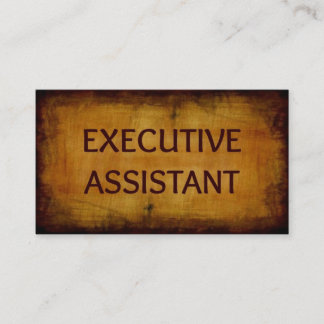 Executive Assistant Antique Brushed-Affärskort Visitkort