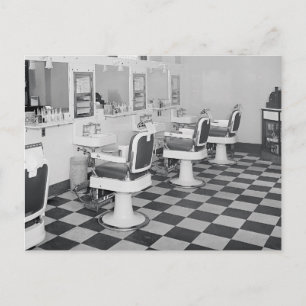 Executive Barber Shop, 1935 Vykort